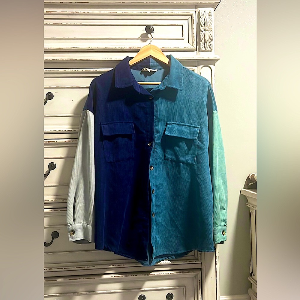 Blue and different colors very cute !